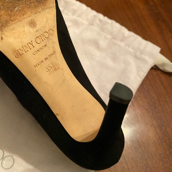 Jimmy Choo Black Suede Pumps - Picture 10 of 15